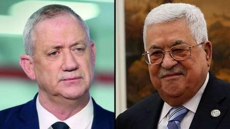 الرئيس الفلسطيني يجتمع مع غانتس